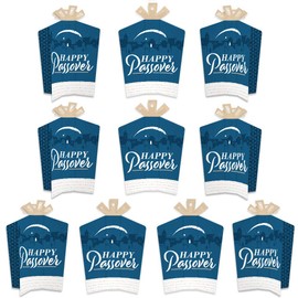 Big Dot of Happiness Happy Passover - Table Decorations - Pesach Jewish Holiday Party Fold and Flare Centerpieces - 10 Count