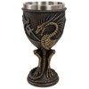 JRose Collections Dragon Skeleton Goblet Chalice – Medieval Gothic Wine