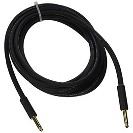 Rapco Horizon HOG-20B RoadHog Series Instrument Cable Gold Connectors 20-Feet