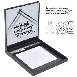 Hapivida Mini Water Artist Board Drawing Set, Water Brush Pen Reusable Inkless Sketch Pad, Mini Zen Buddha Painting Board for Artists, Drawing, Relaxation, Meditation, Sketch
