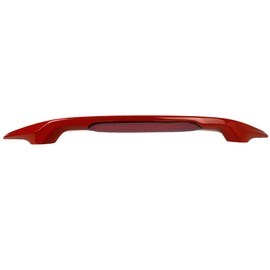 IKON MOTORSPORTS, Trunk Spoiler Compatible with 2016-2021 Honda Civic, Factory Style #R513 Rallye Red ABS W/Brake Light Boot Lip Rear Spoiler Wing Deck Lid Available, 2017 2018 2019