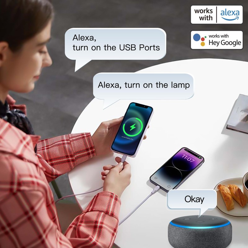 Smart Plug 10A FreshLink Smart Indoor Socket Wi-Fi Bluetooth with