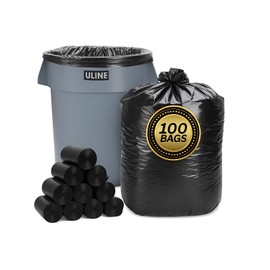 ZEEASH GRACE Eco-Friendly Trash Bags – Pack of 10 Rolls (100 Bags) – Heavy-Duty, Biodegradable & Compostable Garbage Bags for Home, Office, and Outdoor and Resturant Use.