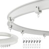 Flexible Bendable Ceiling Curtain Track, Mount for Curtain Rail with
