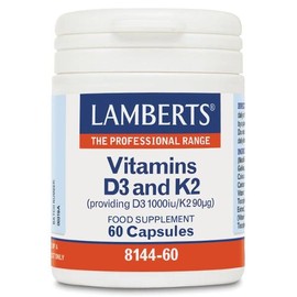 LAMBERTS VITAMIND D3 AND K2 60CAPSULES