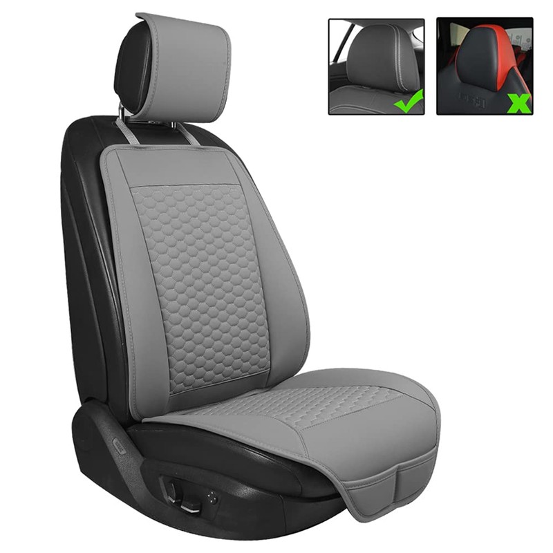 Black Panther Car Seat Cover, 1 Piece Universal Sideless Driver