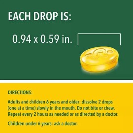 Ricola 2 PACK - Ricola Sugar Free Lemon Mint Drops, 105 Count (Total 210) FREE SHIP!!