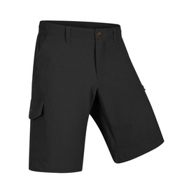 33,000ft Mens Outdoor Stretch Golf Shorts UPF50+ Summer Hiking Shorts Cargo Shorts with 7 Pockets Breathable for Outdoor, Black-New 32