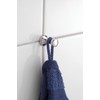 WENKO Wandhaken Basic - Handtuchhaken, Kleiderhaken, Zinkdruckguss, 2 x 3