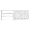 Wardrobe Partition Board Storage Extendable Rod Space Saving Layered Partition