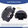 Getfarway Dual Window Switch p/n Black P271069 Compatible with Paccar/Kenworth