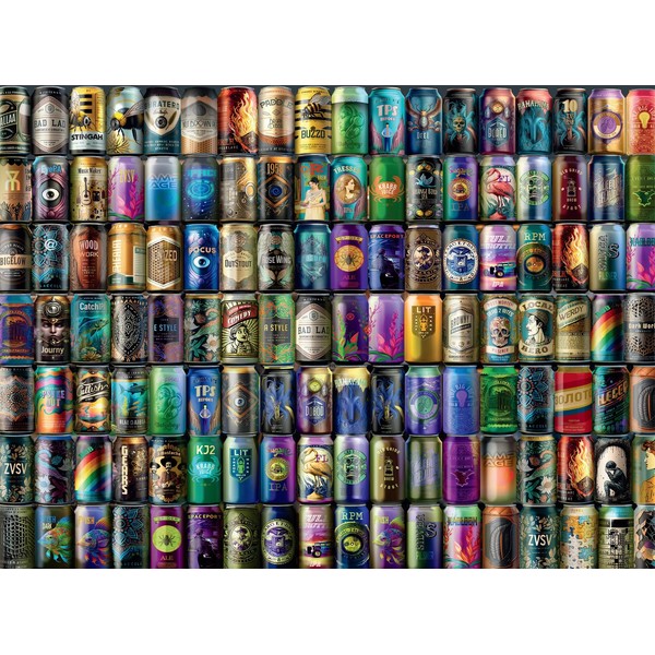 Buffalo Games - Classic Collage - Crafty Brews - 1000 Piece Jigsaw Puzzle for Adults Challenging Puzzle Perfect for Game Nights - 1000 Piece Finished Size is 26.75 x 19.75