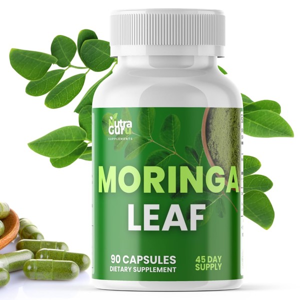 Nutra Guru Moringa Capsules – 90 Pure Moringa Powder Capsules