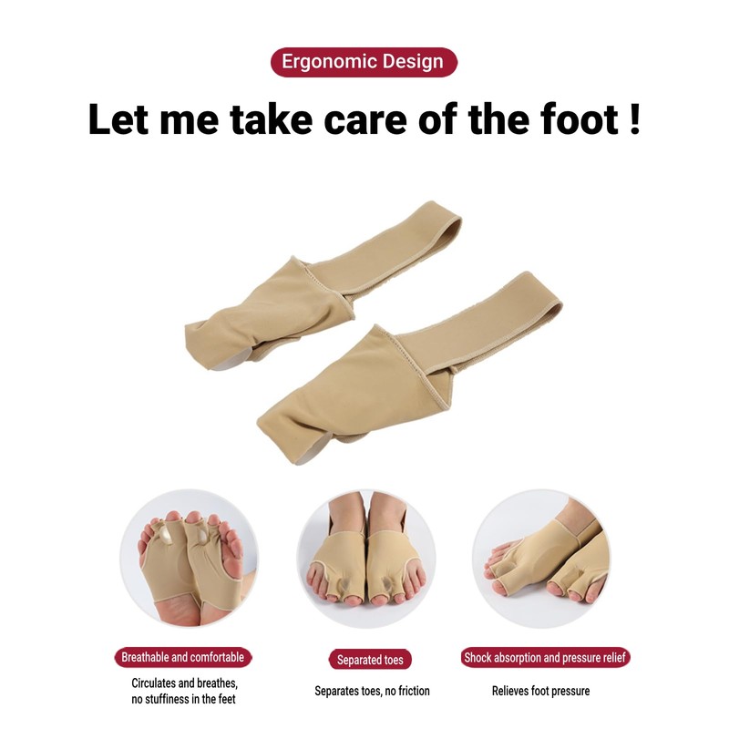 MEMNUN soft high elastic pad toe corrector, bunion, hallux valgus,