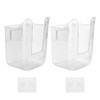 2pcs Bathroom Wipes Holder, Kitchen Wall Mounted Wipes Container