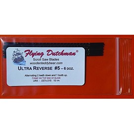 Flying Dutchman Ultra Reverse #5 Six Dozen Scroll Saw Blade Pack
