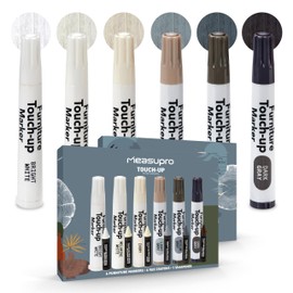 MeasuPro Wood Scratch Repair Kit Markers - Set of 13 Light Colors - Scratch & Stain Markers, Furniture Repair Pens for Touch-Up on Wood Furniture, Tables, Desks, Bedposts - Carpenter's Toolkit