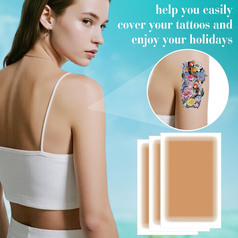 Rose Romee 10 Pcs Waterproof Tattoo Cover Up Patch -