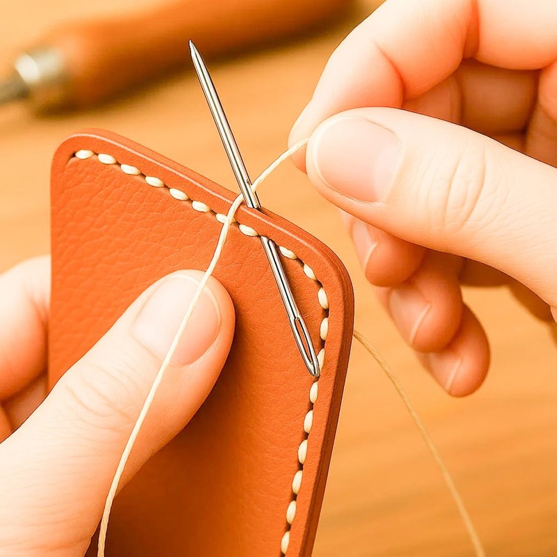 Hekisn 60-Pack Premium Hand Sewing Needles Set, 6 Sizes Embroidery