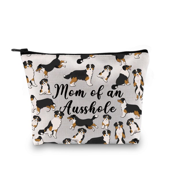 Zuo Bao Aussie Mom Makeup Bag Australian Shepherd Lover Gift