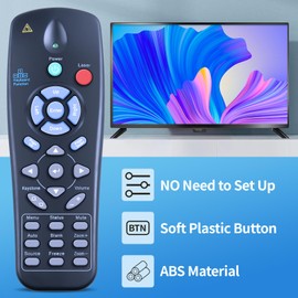 PZL Replacement Remote Control for Promethean Board PRM-32 PRM-33 PRM-35 PRM-42 PRM-45 EST-P1 EST-P1CV2 UST-P1 PRM-25, for Vivitek Projector D832MX D825MX D820MS D832MX D825MS D825ES D825EX D8 Series