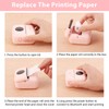GuKKK Mini Printer, Mobile Photo Printer, Portable Mini Photo Printer,