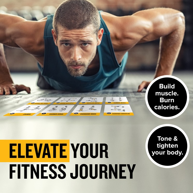 (8.9cm x 13cm , Vol 1) - Bodyweight Exercise Cards