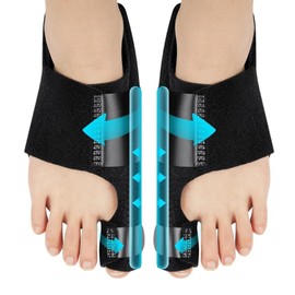 Zonoori 1 Pair Hallux Valgus Correction, Hallux Valgus Splint, 2 Correction Splint and 2 x Toe Separators