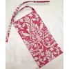 Penny's Needful Things Pink Floral Damask Plastic Grocery Shopping Bag