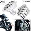 Unbranded Chrome Brake Caliper Cover For Harley Touring 08-23 Electra