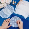 ORIGACH 12 Pcs Plastic Sashiko Stencils Embroidery Sashiko Templates with