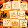 MWOOT 16 PCS Halloween Stencils for Painting on Wall, Halloween