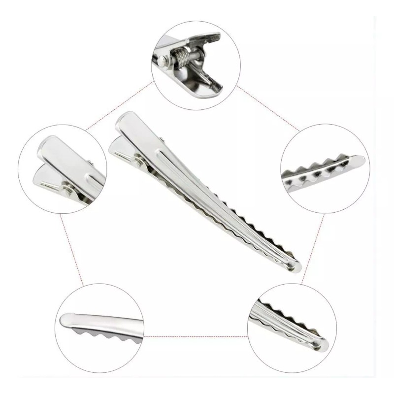 Selanusa Pinza Broche Pico De Garza Para Cabello 4.5 Cm