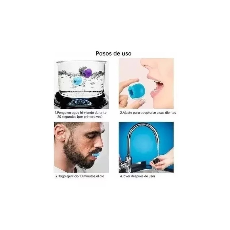 Veraly Ejercitador De Mandíbula Balón Mandíbula Reductor Papada 1pz