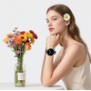 GeeBerYo Two-Tone Flower Engraved Bands Compatible with Galaxy Watch 8
