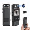 Body Camera, 1.3 in 1080P Color Display 180° Rrotating Lens