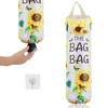 AOOTUERL Sunflower Plastic Bag Holder for Kitchen, carrier bag storage,