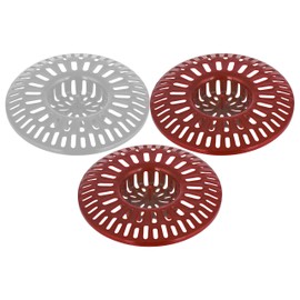 Bathroom Tub Cover - Pack of 3 - Buth Tube Protector Hair Stopper - Screen Drain Catcher for Bath - Sink Basket Trap Strainer for Shower