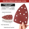 PMIQSA 100PCS 180 Grits Sanding Pads Mouse Sander Pads 11