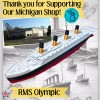 Olympic Bath Boat And Pool Toy, Titanic Model Titanic Toy