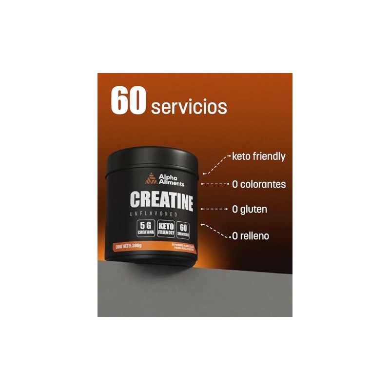 Creatina Monohidratada Micronizada en polvo sin sabor | 300G |