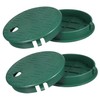 SUPVOX 4pcs Sprinkler Valve Box Cover Lid Round Replacement for