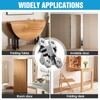 Invisible Hinges for Cabinet Doors, 180 Degree Hidden Door Hinges