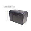 1InTheOffice Caja de almacenamiento para tarjetas de índice de 4