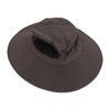 Sun Hat Nylon Dark Gray UV Protection Breathable Adjustable Wide