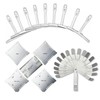 15PCS Guitar Luthier Tools Set Including Guitar Radius Gauge, String