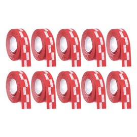 PATIKIL Pack of 10 Table Tennis Edge Tape Side Band Edge Protection Paddle Bat 18 Inches Red