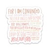 Swaygirls religious magnets for refrigerator | Romans 8:38-39 magnet |