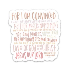 Swaygirls religious magnets for refrigerator | Romans 8:38-39 magnet | Christian magnets | Fridge magnets about faith, Jesus, the Bible