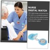 LIFKOME Nurse Fob Watch with Night Light Fashionable Retractable Nurse